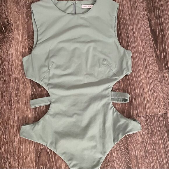 Byegris BYE X Elina sage bodysuit nwot - Picture 3 of 6